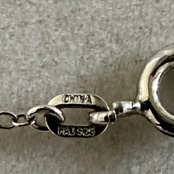 Silver Bean Necklace - Picture 5 of 5